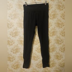 Warrior Small Black Leggings With Lace